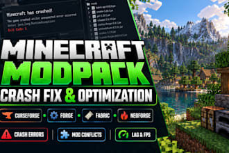fix optimize minecraft curseforge forge fabric neoforge modpack crashes, errors