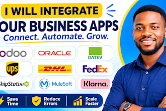 integrate odoo oracle datev ups dhl fedex shipstation mulesoft klarna