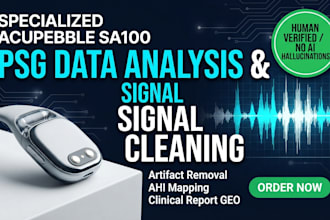 analyze and interpret acupebble sa100 and psg sleep study data