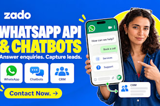 set up whatsapp business API and build a whatsapp chatbot