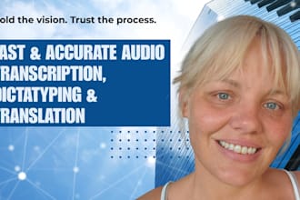do fast audio to text transcription, and translation