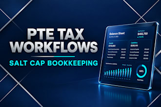 do bookkeeping for pass through entity pte tax election and salt cap