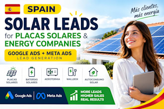 spain photovoltaic solar panel leads google linkedin ads gdpr meta facebook ads