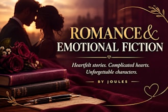 write heartfelt romance and emotional fiction stories