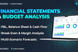 prepare financial statements and cash flow forecast