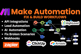 build custom n8n automation workflow fix make com n8n workflow made com