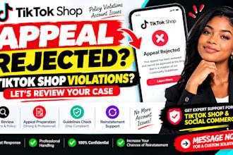help appeal tiktok shop suspension tiktok ban tiktok violation for reinstatement