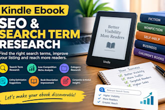 do amazon kindle ebook keyword research and SEO optimization