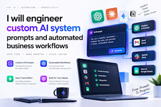 engineer custom ai system prompts and business workflows