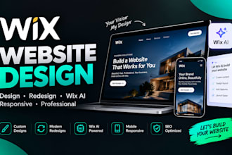 design wix website, redesign wix website, wix website design, wix website wix ai