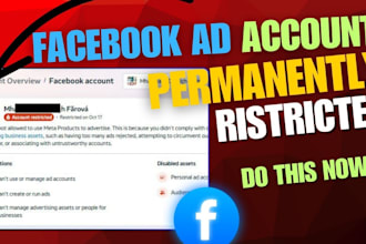 fix fb ad account and business manager restriction and disable issue