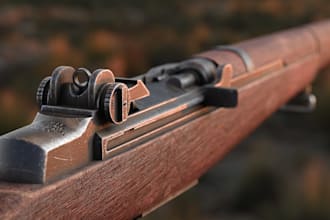 reate 3d game props low poly pbr ready