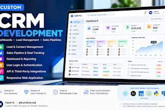 a custom CRM dashboard for your business