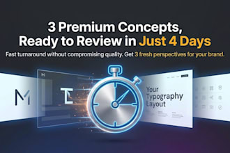 design 3 premium UI UX concepts for your website layout