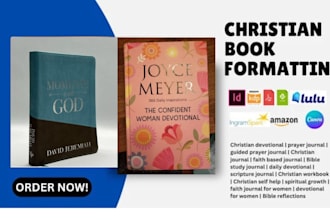 format christian books and devotionals for KDP