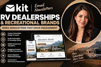 create kit email newsletter for rv dealerships and recreational brands
