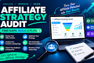 audit your affiliate marketing strategy and create an action plan