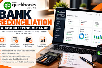 in 12hrs reconcile quickbooks online bank transactions