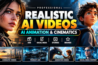 create realistic ai videos and ai animation videos