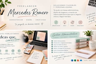 administrativas, publicidad, atención al cliente