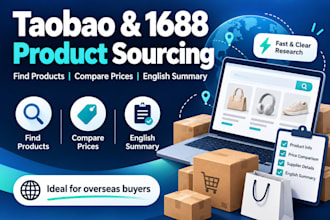 find products on taobao and 1688 in china