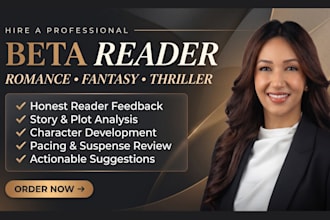 beta reader, romance beta reader, paranormal beta reader, thriller beta reader