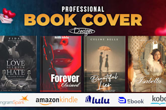 design a dark romance book cover or mafia romantasy kdp ebook cover