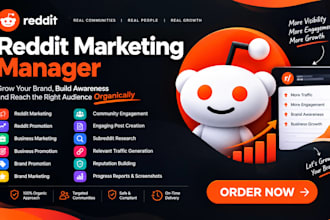 be reddit marketing manager for your business brand organic growth and awareness