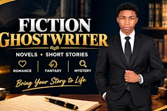 ghost write engaging fiction stories, short story and novels