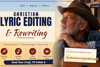 write a custom christian gift song and country genre song