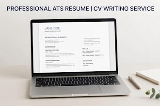 create a professional cv resume and cover letter design