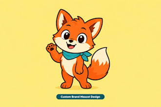design a custom mascot character for your brand