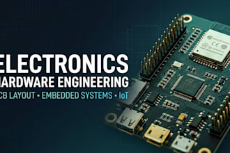 develop professional electronic hardware, pcb layouts, and embedded systems