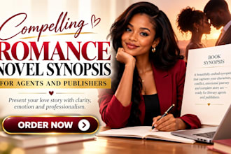 write a compelling romance novel synopsis for agents and publishers