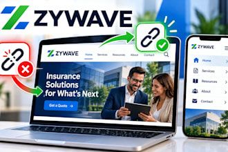 fix broken links and navigation issues on your zywave website