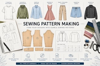 draft sewing patterns for clothing designs