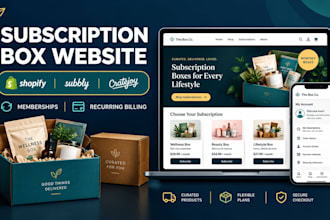 build a subscription box website with shopify, subbly or cratejoy