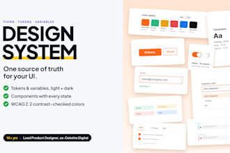 build your figma design system with tokens and variables