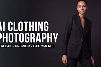 create realistic ai clothing product photography for your brand