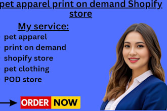 build pet apparel pod website store  printful etsy ecommerce seo automation
