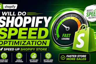 do shopify speed optimization and speed up shopify store and page speed
