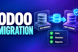 migrate and upgrade your odoo database and custom modules