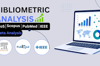 do bibliometric analysis for wos, scopus, pubmeds, ieee and meta analysis
