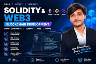 develop solidity smart contracts and web3 applications