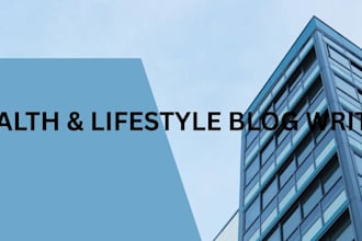 write engaging health articles and lifestyle blog posts