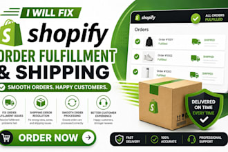 fix shopify order fulfillment and processing issues