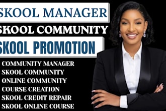 skool community, skool setup, skool manager, skool,  online community