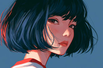 draw anime portrait for you