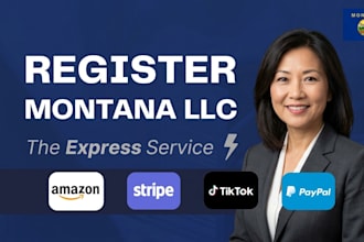 do montana llc setup with ein , US bank account in 48 hours