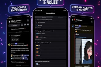 set up an aesthetic discord server for streamers and vtubers